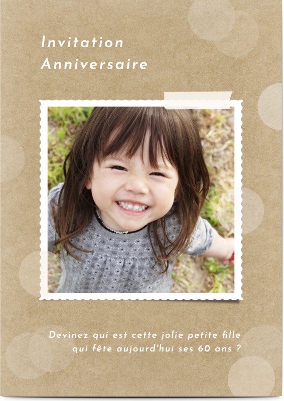 Invitation Anniversaire Devine Qui C Est