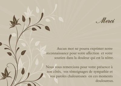 Cartes De Remerciement Pour Deces Optimalprint