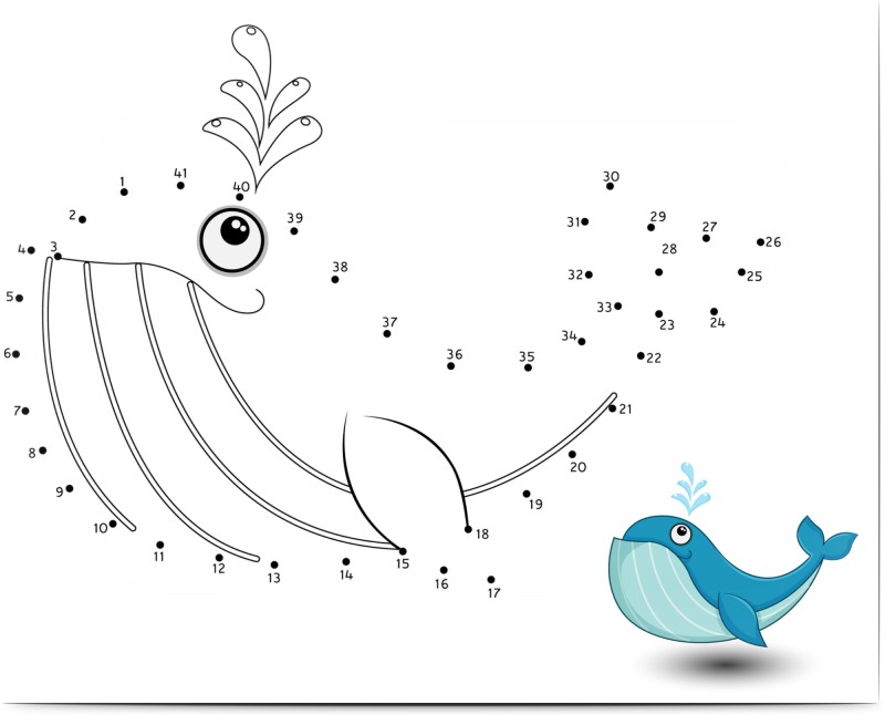 Verbinde-die-Punkte Poster für Kinder | Optimalprint