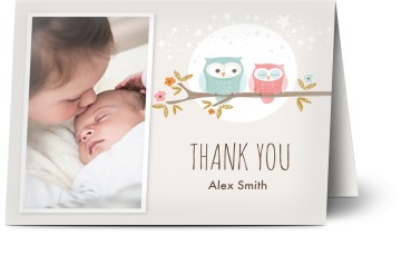 Baby Thank You Cards | Your Photos and Text | Optimalprint