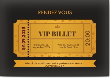 Carte D Invitation Anniversaire Place Vip Cartes D Invitation D Anniversaire 18 Ans Optimalprint