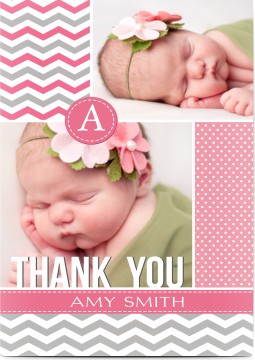 Baby Thank You Cards | Your Photos and Text | Optimalprint