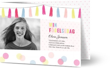 - Födelsedagsinbjudan