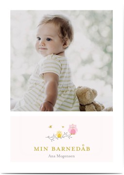 Dåbsinvitationer | Dåbskort | Tilpassede invitationer til barnedåb ...
