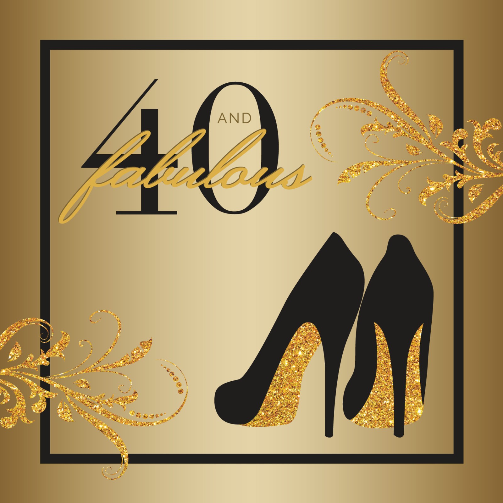 Personalised 40th Birthday Invitations Optimalprint