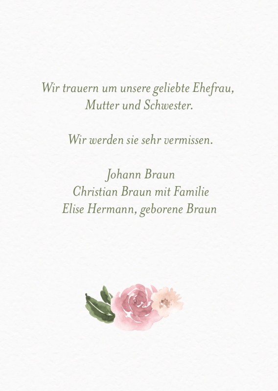 Beerdigungs-Einladungskarten | Optimalprint