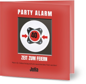 Originelle Personalisierte Einladungen Zum 40 Geburtstag Optimalprint