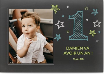 Cartes D Invitation Premier Anniversaire Optimalprint