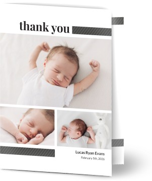 Baby Thank You Cards | Your Photos and Text | Optimalprint