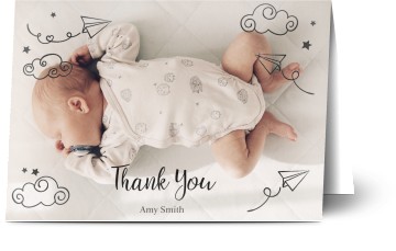 Baby Thank You Cards | Your Photos and Text | Optimalprint