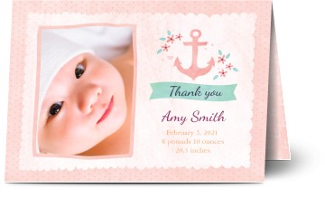 Baby Thank You Cards | Your Photos and Text | Optimalprint