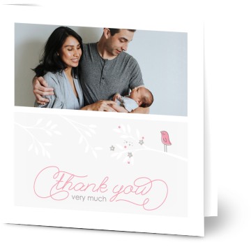 Baby Thank You Cards | Your Photos and Text | Optimalprint