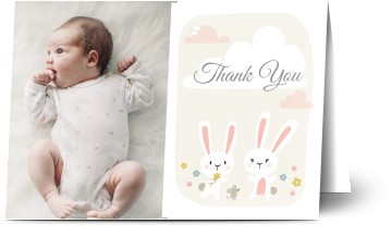 Baby Thank You Cards | Your Photos and Text | Optimalprint