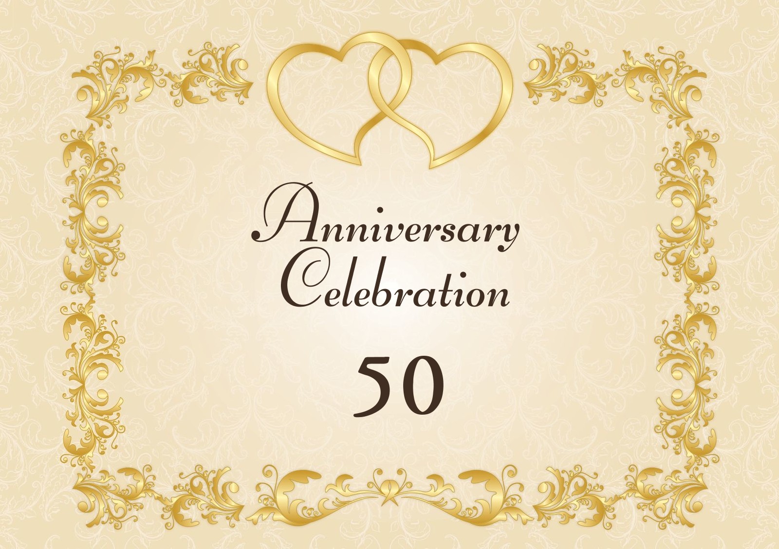 50th Anniversary cards | Optimalprint
