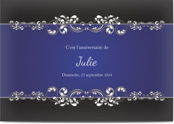 Carte D Invitation Anniversaire Place De Cinema Invitations Anniversaire Bordure Optimalprint