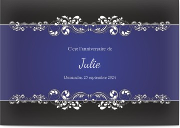 Carte D Invitation Anniversaire Place De Cinema Invitations Anniversaire Bordure Optimalprint