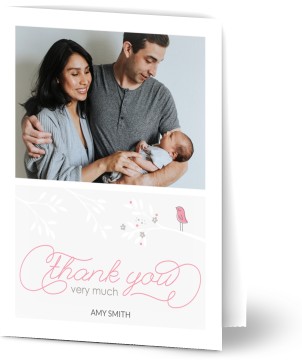 Baby Thank You Cards | Your Photos and Text | Optimalprint