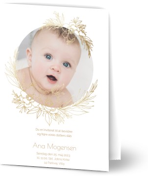Dåbsinvitationer | Dåbskort | Tilpassede invitationer til barnedåb ...