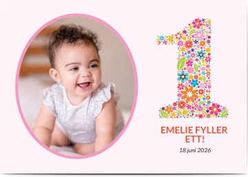 Inbjudningskort Till 1 Arskalas Optimalprint